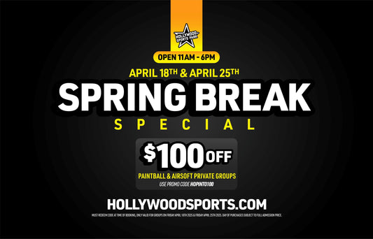 Spring Break Group Specials - April 18th & 25th