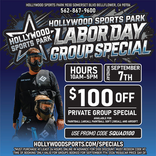 Labor Day Private Group Special September 7th, 2026