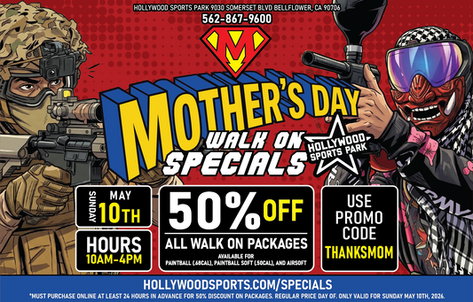 Mother's Day Walk-On Special May 10th, 2026