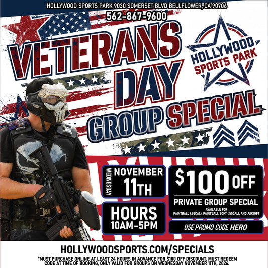 Veteran's Day Private Group Special - November 11th, 2026